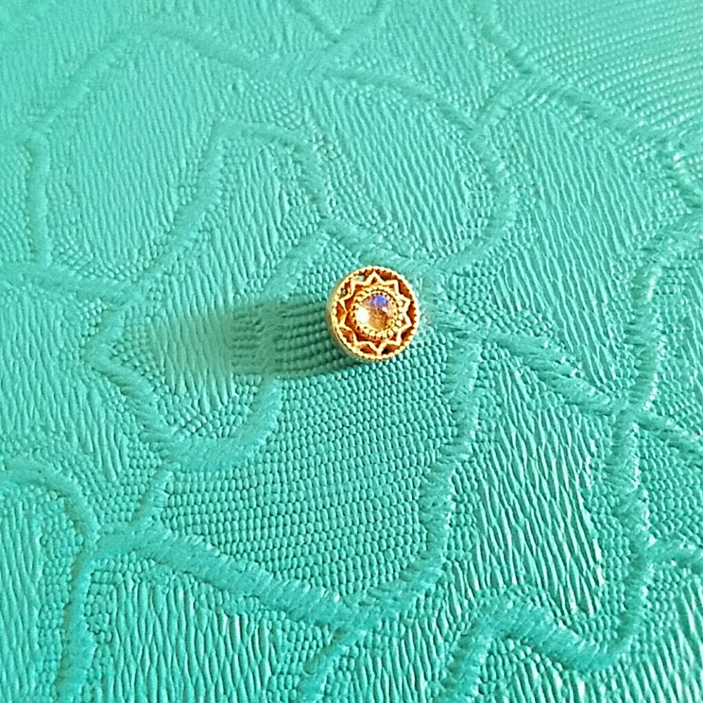 Rose Gold and Moonstone BVLA Bandera Jewelry